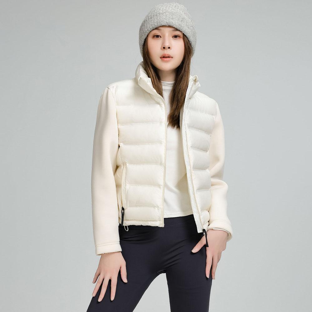 Høst- og vinterdameklær Europeisk og amerikansk stil Moteabel allsidig skjøtet kort bomullsjakke