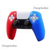ChengHaoRan For PS5 Split Silicone Case Sleeve with Antiskid Particles for PS5 Controller Cover Skin Silicone Case