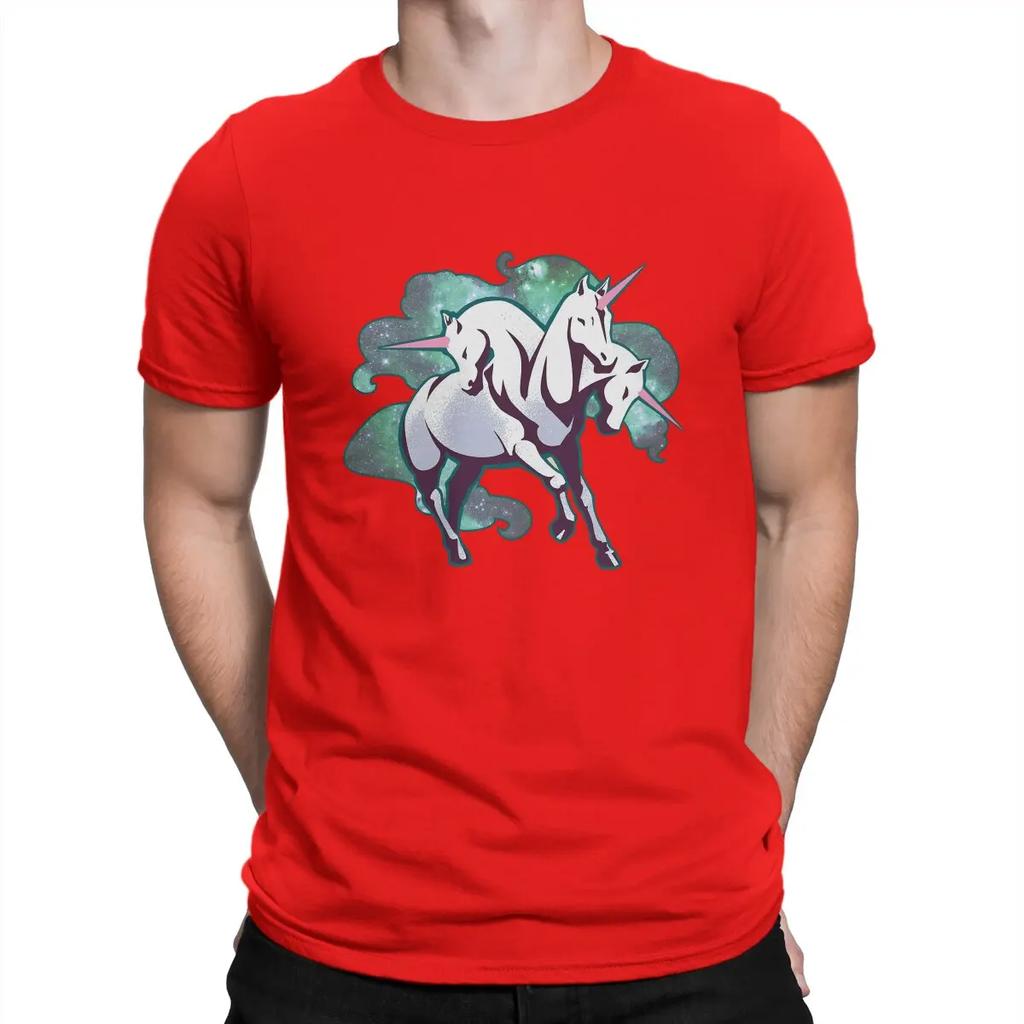 Headed Unicorn Special TShirt Horses Simplicitys Casual T Shirt Hot Sale Stuff For Men Women