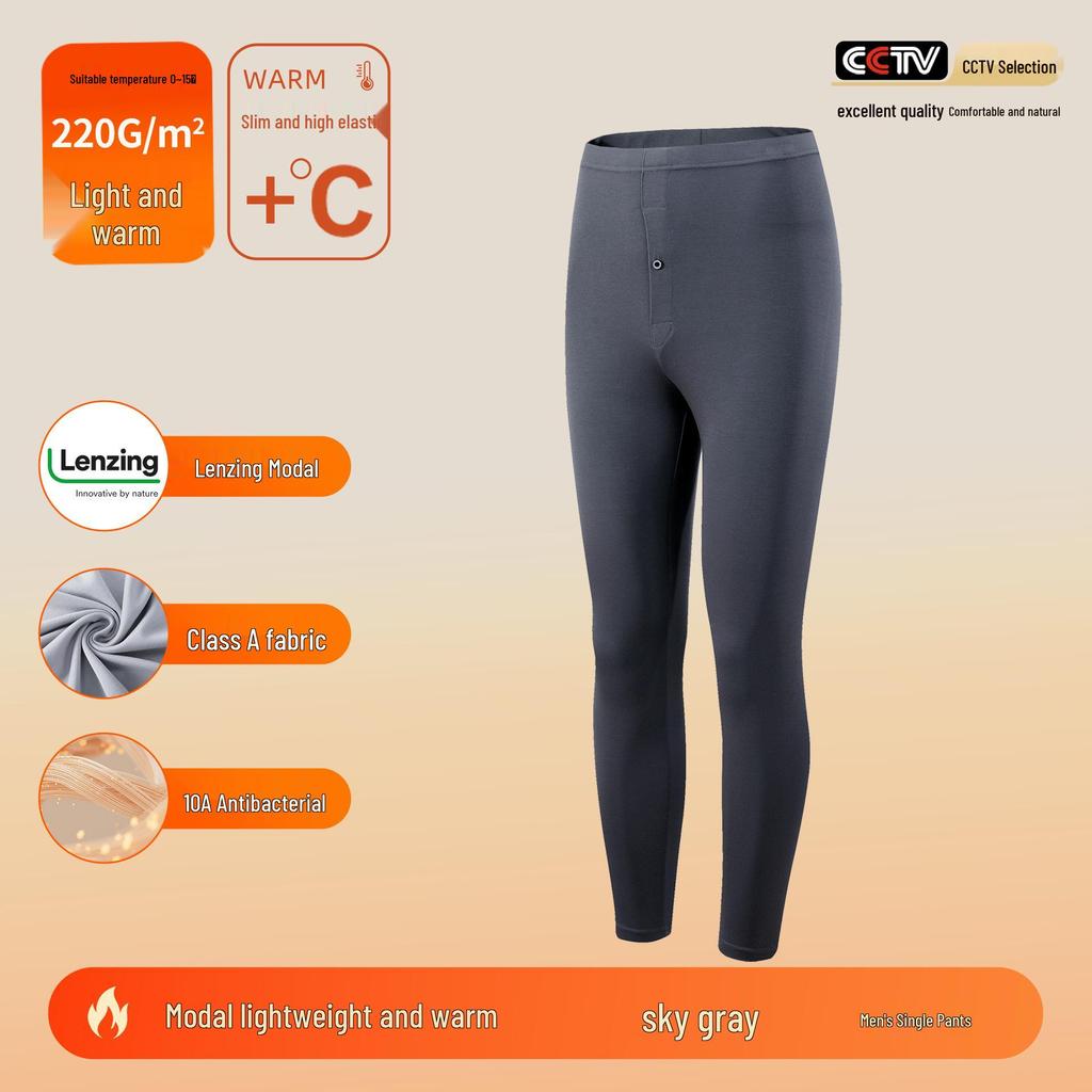 Class A Lenzing Modal 80-Count Warm Base Layer Set: Men's & Women's Autumn Heat-Generating Skinwear