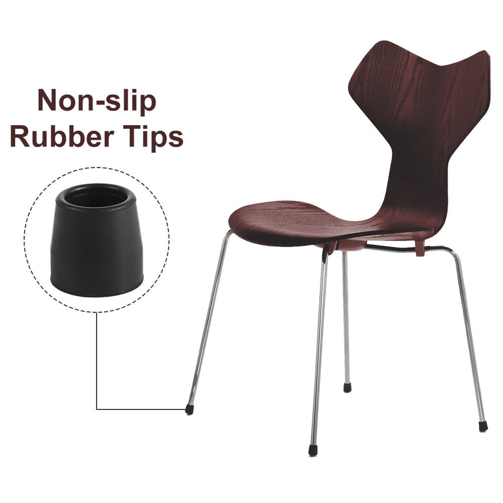 4 pcs Non-slip Slope Rubber Tip Rubber Chairs Table Leg Crutch Sleeve Furniture Slider Bathroom