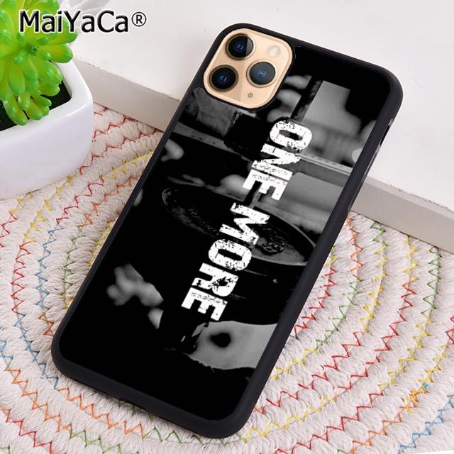 MaiYaCa Gym Fitness Bodybuilding Phone Case Shell For iPhone 17 Air 12 13 16 pro max 15 14 plus Cover coque