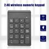Slim Wireless Mini Usb Numeric Keyboard 2.4G Digital Keyboard 18 Keys For Accounting Teller Bank