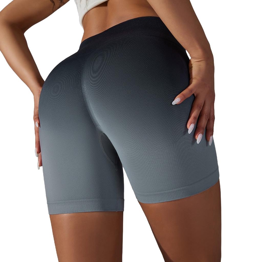 Color High Waist Tight Candy Gradient Yoga Pants