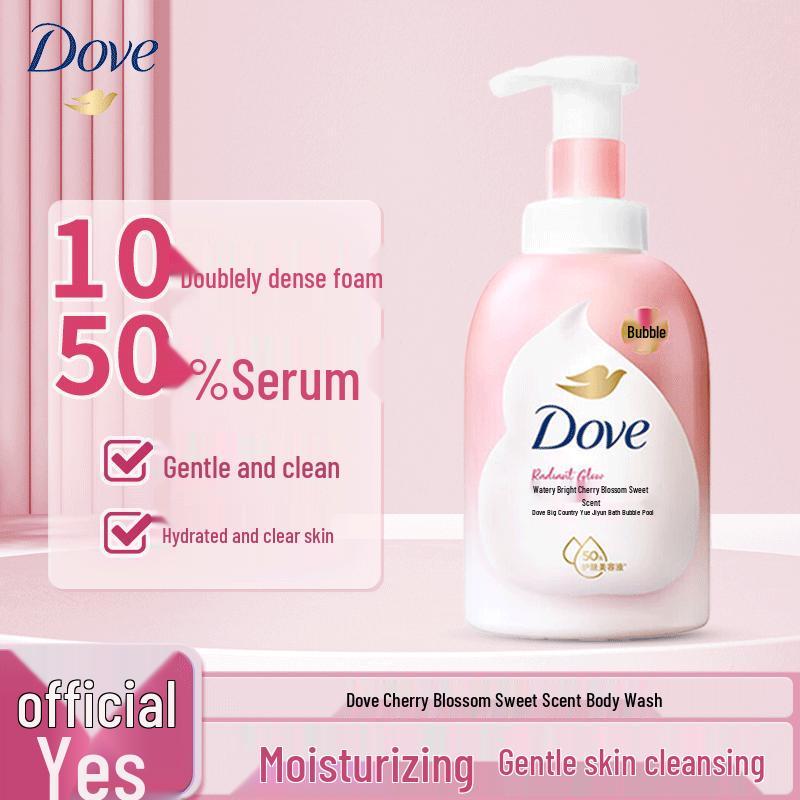 Dove Пена для душа  Цветок вишни , сладкий аромат