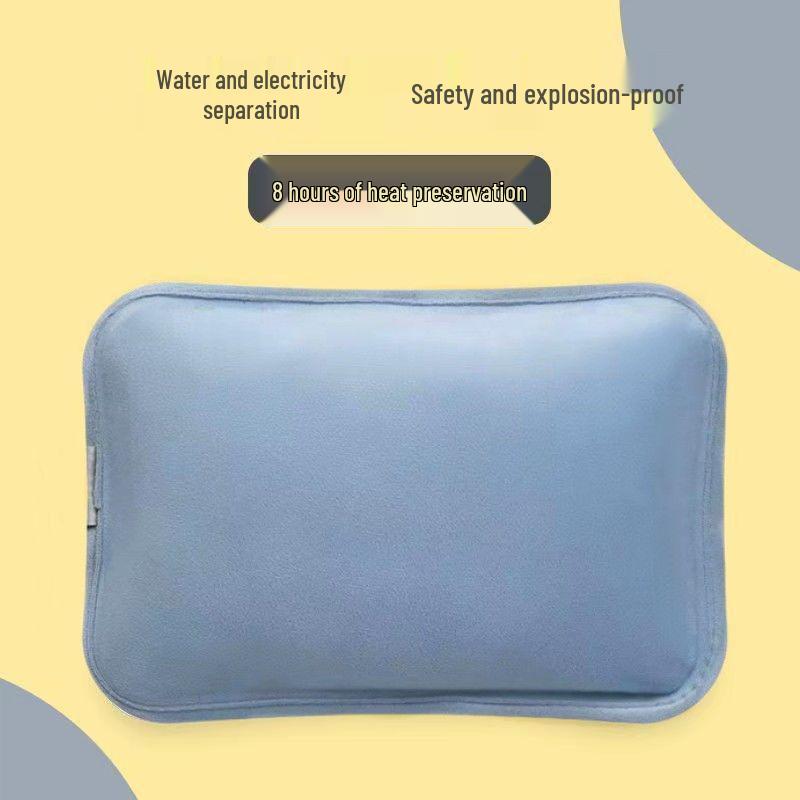 Electric Explosion-Proof Hot Water Bottle & Hand Warmer - 2025: Safe, Portable, Multi-Purpose Heat Pack for Bed, Quilt, and Foot Warming.
