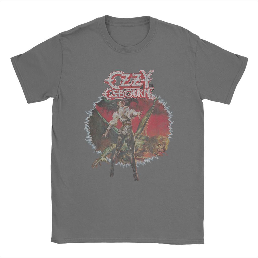 Heavy Metal Rock Ozzy Osbourne Ultimate Sin T-Shirt Herren Klassische T-Shirts Sommer O-Ausschnitt Mode T-Shirt Design Übergroße Oberteile
