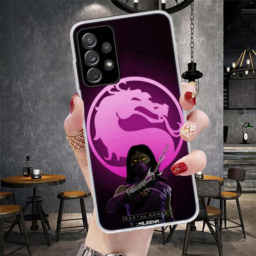 Scorpion Zero Sub Mortal Kombat Měkký kryt na telefon Pro Samsung Galaxy A13 A14 A15 A16 A17 A53 A54 A55 A56 A57 A33 A34 A35 A36 A37 A