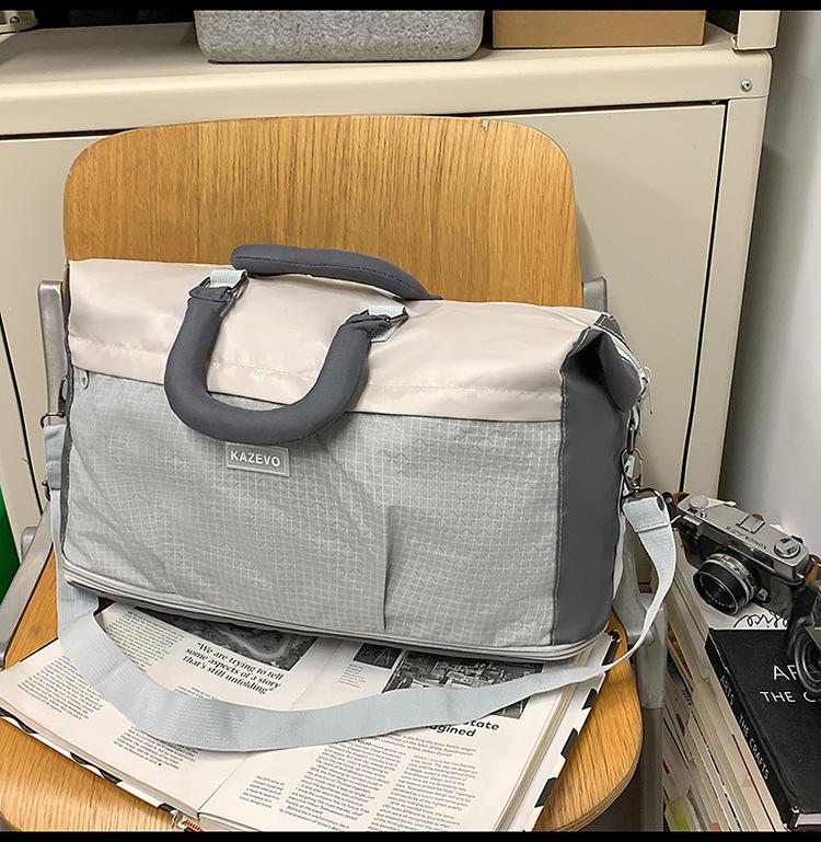 Erweiterbare Leichte Reisetasche mit Nass-/Trocken-Trennung & Großem Fassungsvermögen - Faltbare Sport-, Fitness- & Yogatasche