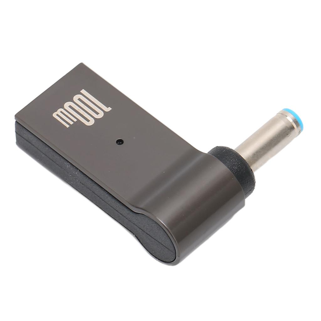 100W 5A PD Charge Converter Type C Female to Male 4.5x3.0mm Aluminum Alloy Shell PD Charging Adapter for HP Laptop