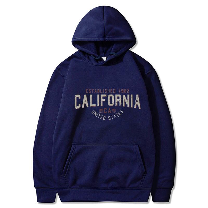 

Основано в 1982 году в Калифорнии, США, толстовка с капюшоном, мужская, свободного кроя, хлопковая, летняя, дышащая, свободная, толстовка с капюшоном, футболки в стиле хип-хоп 3XL