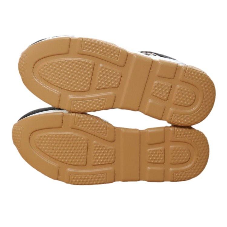 Casual Large Size Leopard Print Strap Women's Shoes Autumn New Women's Comfortable Soft-soled Flat-soled Single Shoes Women