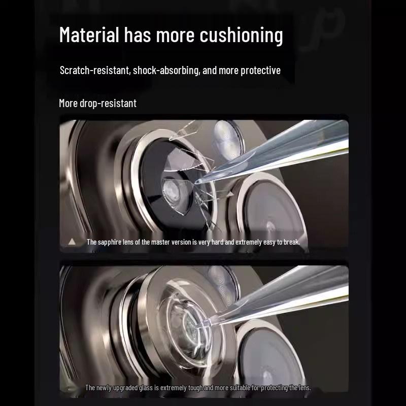 Apple 17 Lens Film: 16 Pro Max Camera Protection with iPhone 17 PM Positioning & Tempered 16 PM Cover