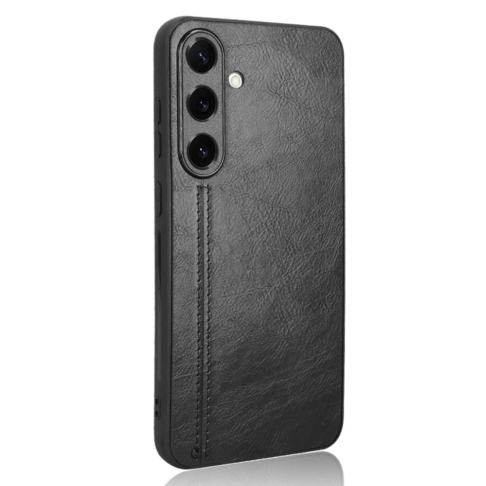 עבור Samsung Galaxy S25 כיסוי עור + TPU + PC כיסוי טלפון קו תפרים