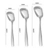 Big Salad Spoon Fork Set Stainless Steel Kitchen Food Server Pasta Utensils Public Gold Tableware Using Buffet Restaurant Tools