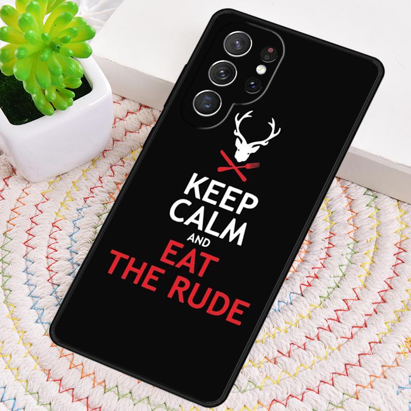 Hannibal Eat The Rude weiche Silikon-Handyhülle für Samsung Galaxy note 10 pro S26 S25 S24 S23 S22 S21 Plus S25Ultra Capa Cover