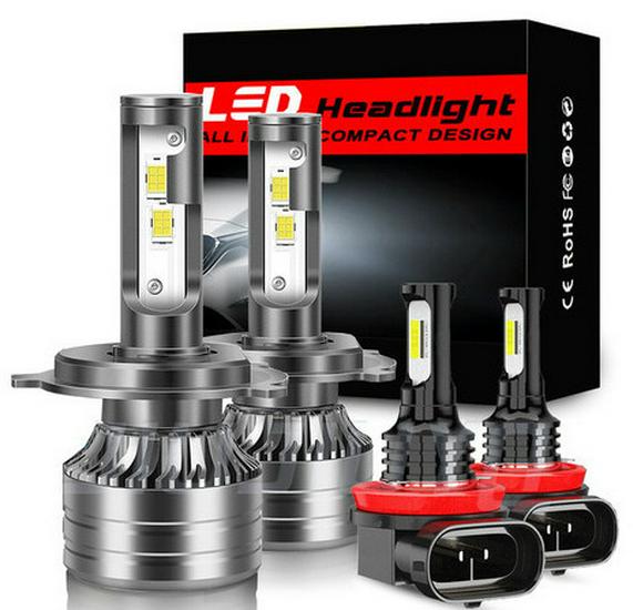 LED Scheinwerfer Kombi-Set: H11, H8, H9005, 9006, H4, H7, H13, 9007, 880, 881