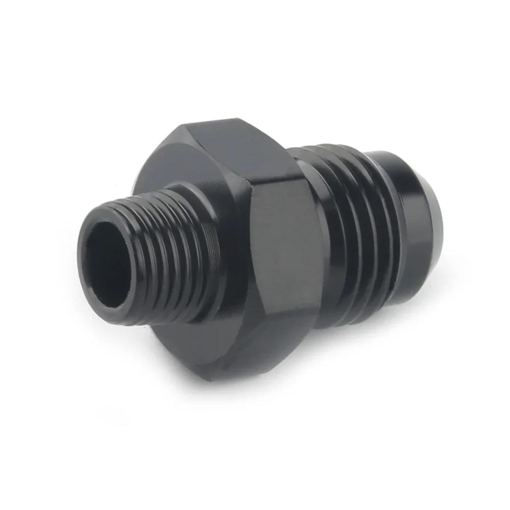 Aluminum Straight Fuel Hose Adapter Pipe Thread Fitting AN3 AN4 AN6 AN8 AN10 AN12 To 1/8NPT 1/4NPT 3/8NPT 1/2NPT 3/4NPT Fuel System Fittings7