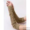 New Women'S Knitted Arm Warmers Gloves: Cable - Knit Design, Fingerless, Warm & Stylish For Autumn, Winter, Daily Wear, Office