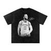 JB Knicks NY basketball Snow Washed Oversized Cotton T-Shirt and kids shirt