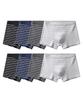 Eondeoseumiseu [8Pack] Striped Men'S Cotton Boxer Briefs