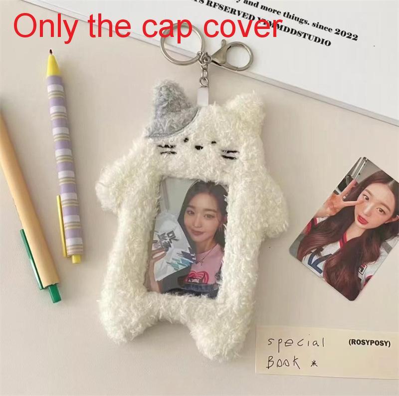 Plush Bunny Card Holder With Cartoon Animal Design For Students And Collectors
