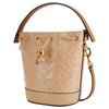 Tory Burch T Monogram Logo Drawstring Bucket Bag Women Handbags Light-Peach 154661-250