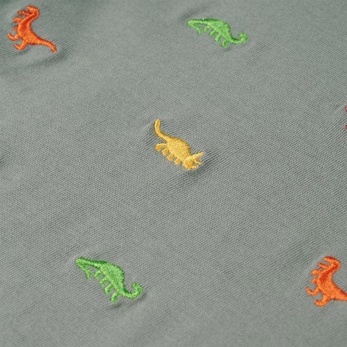 T-shirt pour enfants avec manches courtes kaki 92/104/116/128/140