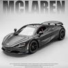 1/24 Scale McLaren 720S Metal Sports Car Alloy Model Car Diecast Vehicle Simulation Sound and Light Toy Ornaments Boys Children's Gift