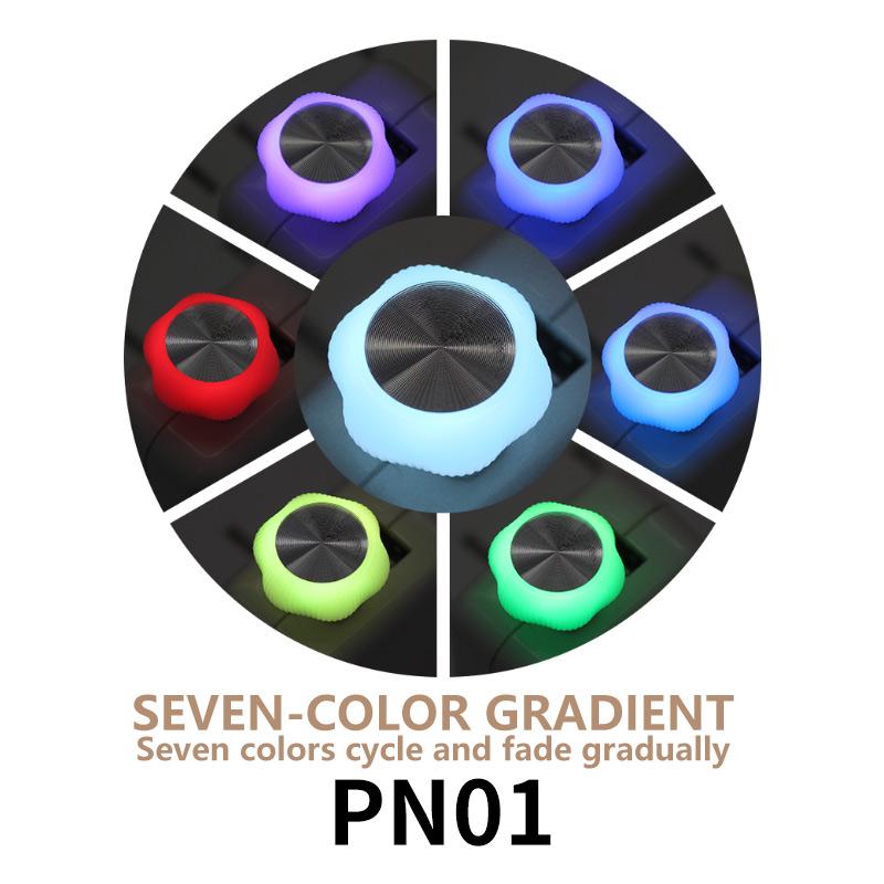 2PCS Car LED Lights Interior Wireless LED USB Car Light Ambient Light Wireless Multicolor Night Light Interior Lighing