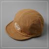 Breathable Flat-brimmed Sun Cap Short Brim Trucker Hat Retro Baseball Cap