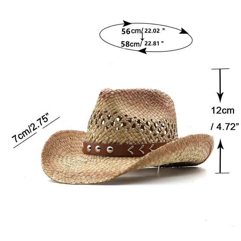 Junbie Vintage Western Cowboy Sun Hat