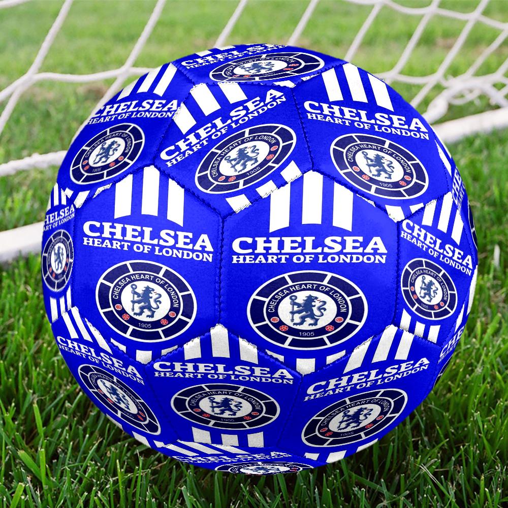Chelsea Football Club Thema Größe 5 Fußball, Geeignet für Spiele drinnen und draußen, ein Geschenk für jeden geeignet.
