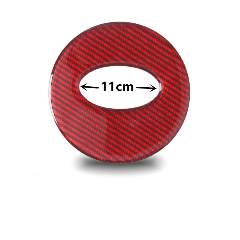 Carbon Fiber Car Steering Wheel Decorative Cover Trim Strips Decal Sticker For Subaru BRZ For Toyota 86 Car Interior