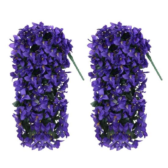 Artificial Bougainvillea Flower Faux Hanging Bougainvillea for Outside Long Trailing Vines Fake Flower for Door Porch Planter Urn Patio Balcony Decor