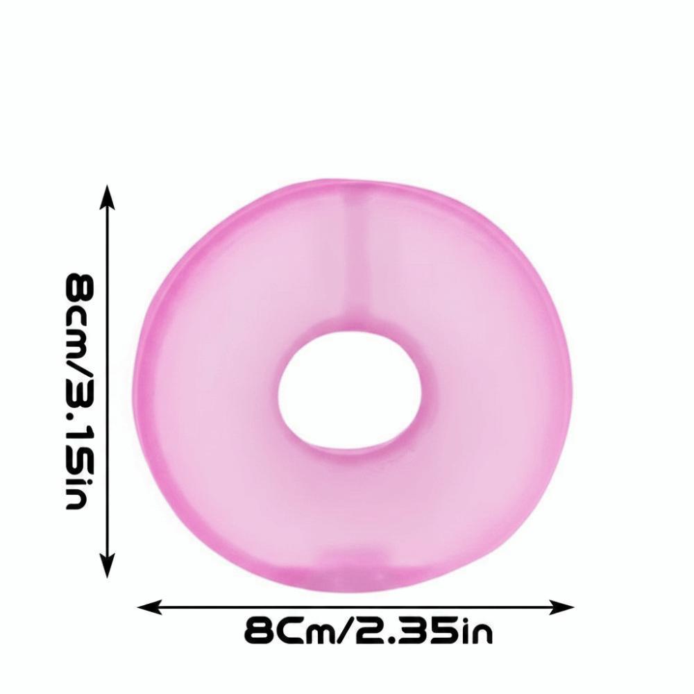 Soft Decompression Sensory Toy Stress Ring Gel Squishy Toy Anti-Anxiety Squeeze Object Pinch Toy