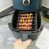 Air Fryer Skewer Stand Vertical Multi-Pin Stainless Steel Bbq Holder Air Fryer Accessories Skewers For Grilling Kitchen Tools