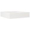 VidaXL Planter White 100x100x23 Cm Solid Pine Wood, Outdoor Planter, Flower Box, Plant Box, Planter 847209