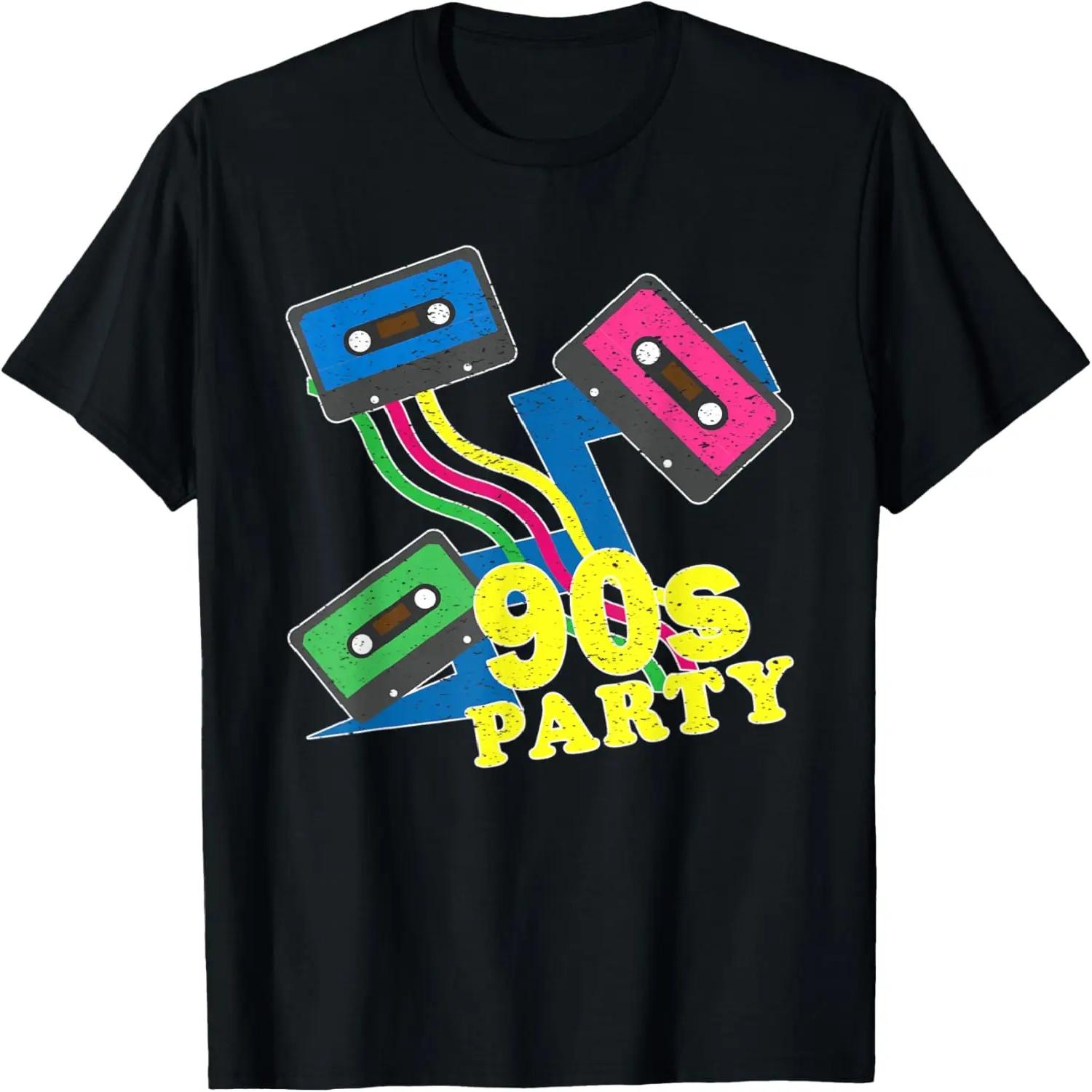 

Funny I Love 90 s Party T-Shirt Retro Lovers Gifts Tee T-Shirt XXXXXL чорний