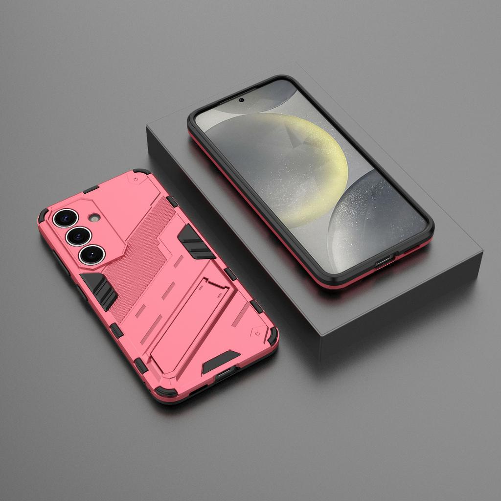Etui na Samsung Galaxy A56 5G PC+TPU Wstrząsoodporny Pokrowiec na Telefon z Podpórką