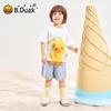 B.Duck Boys' Cartoon Print Cotton Short Sleeve T-Shirt