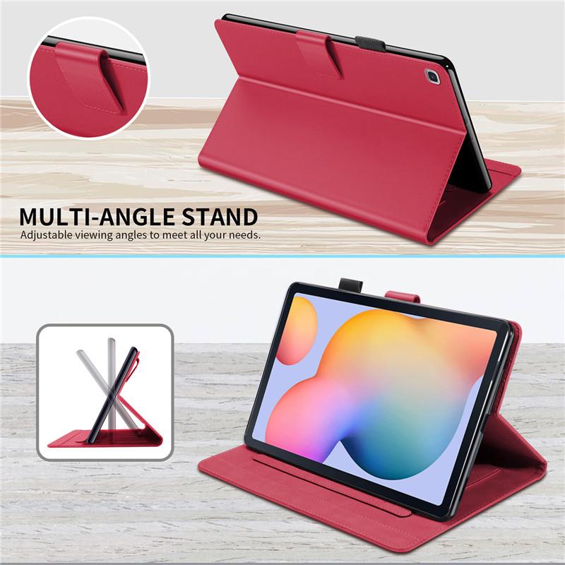 Tablet Kılıfı Coque Pour Samsung Dock Lite Sevimli Kawaii Kedi Krasnopainted Tablet Kapağı Pour Samsung Galaxy Tab Dock Lite Sm-p610 P615 Manyetik Kılıf