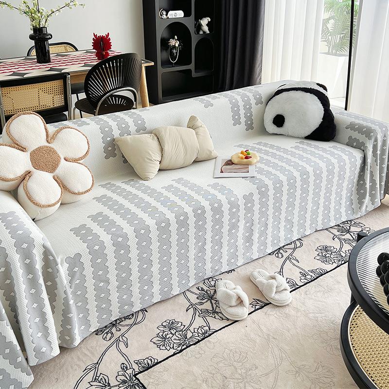 Summer Sofa Towel Full Cover Cloth Light Luxury High Sense Summer Simple Design Modern Anti-Cat's Paw