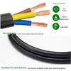 CCC Certified Pure Copper C13 Power Cord with 3-Core Plug