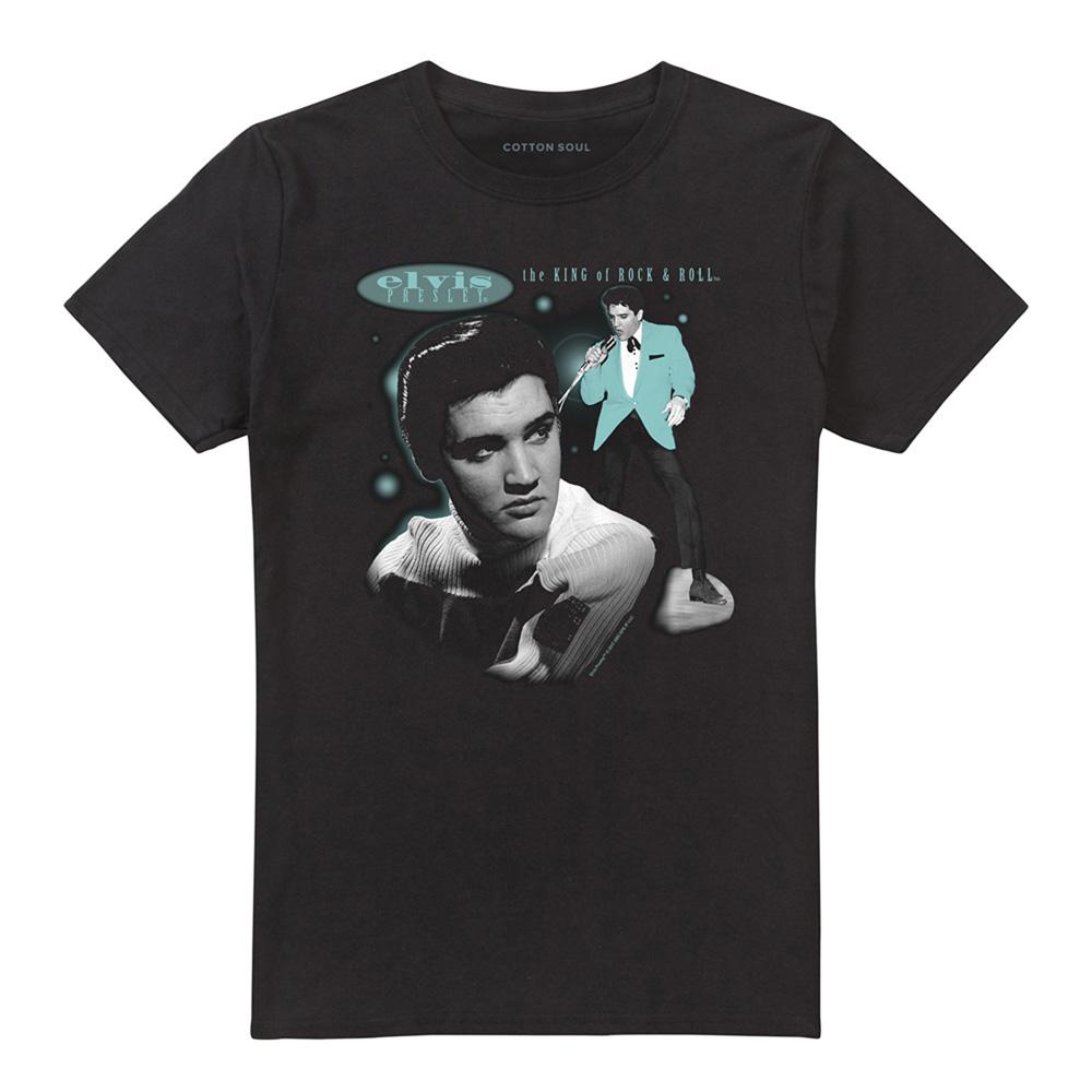 Elvis Presley Unisex Adult Portrait T-Shirt