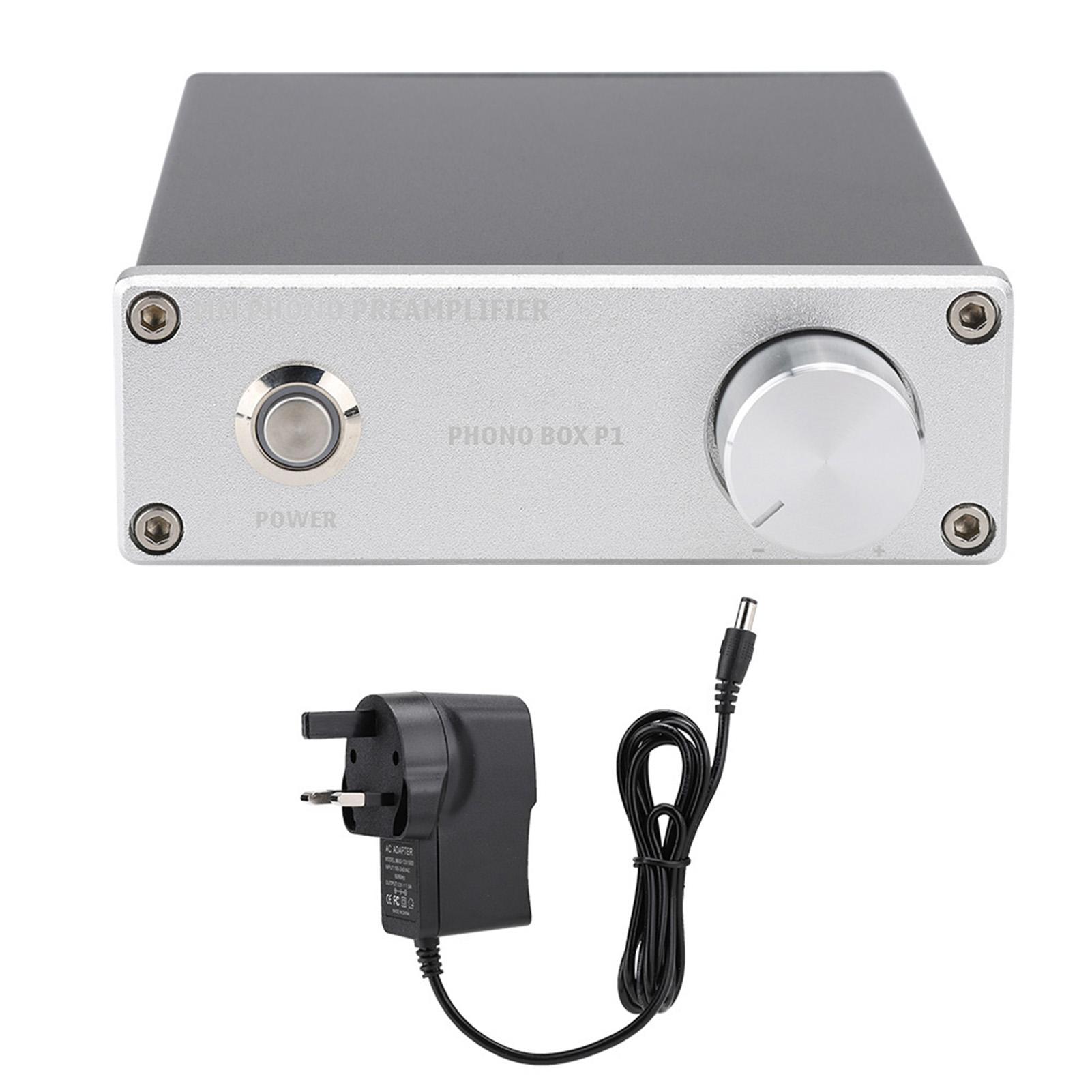 

Позолоченный для RCA Вход Выход PHONO BOX P1 MM Проигрыватель Усилитель EU Plug