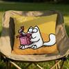 Kawaii SSimons Cat Cushion Cover Soft Reversible Durable Pillow Cover MultiScene Use for Home Car Daily Comfort