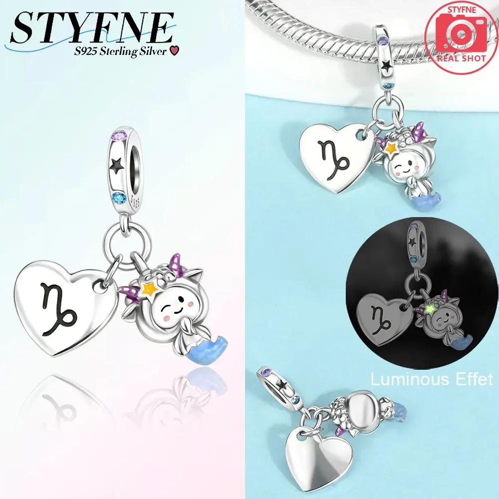 

Authentic Charm Bead Charms copper Pink Aries Pendant Cute Constellation Cartoon Bead Charms Compatible With Bracelets Women Jewellery Accessory Gift (as the picture-63146-)-