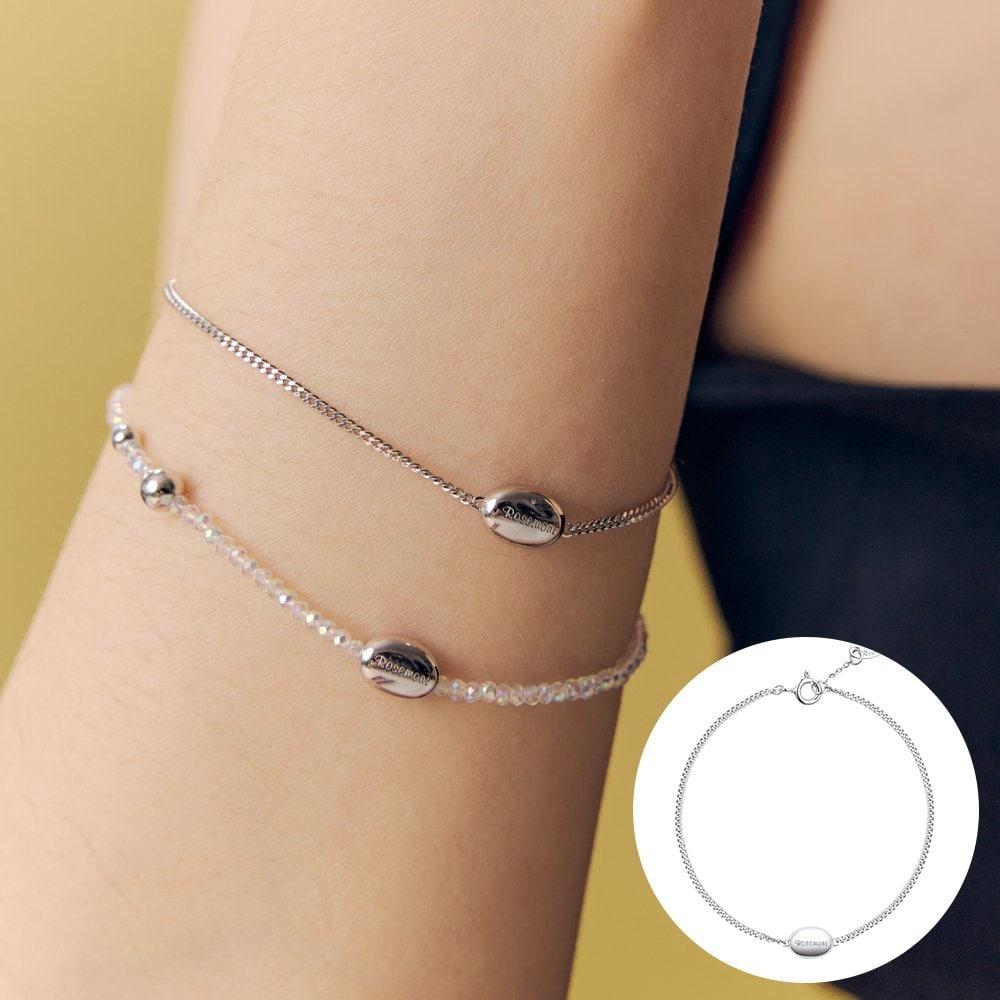 

[Rosemont] Silver Essential Chain Bracelet Polka Ra25B12J