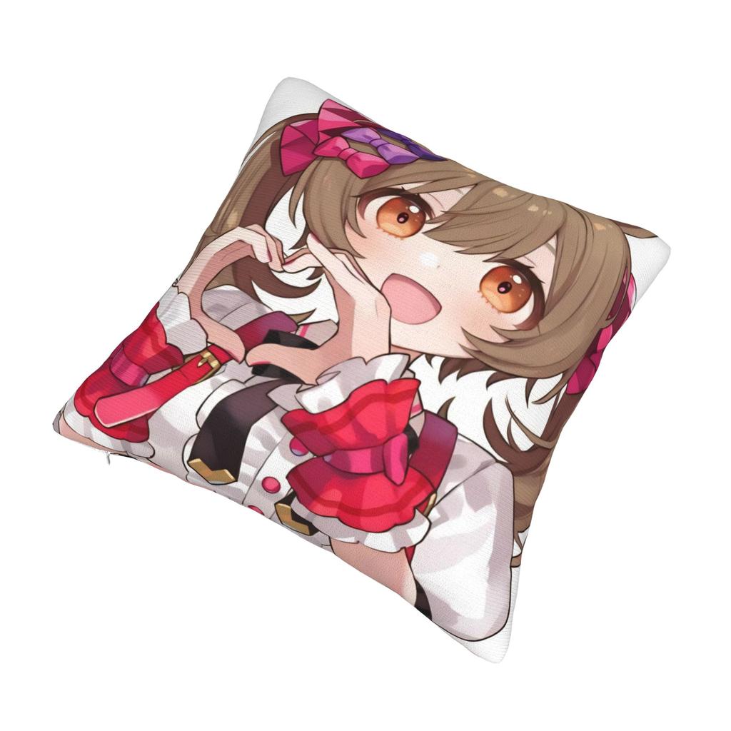 Dekorativt Kuddfodral Umamusume Pretty Derby Anime Merchandise Hem Kuddfodral Överdrag Fyrkantig Stil Flera Storlekar